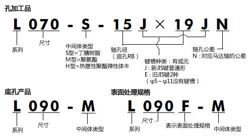 L系列型號(hào)表示舉例