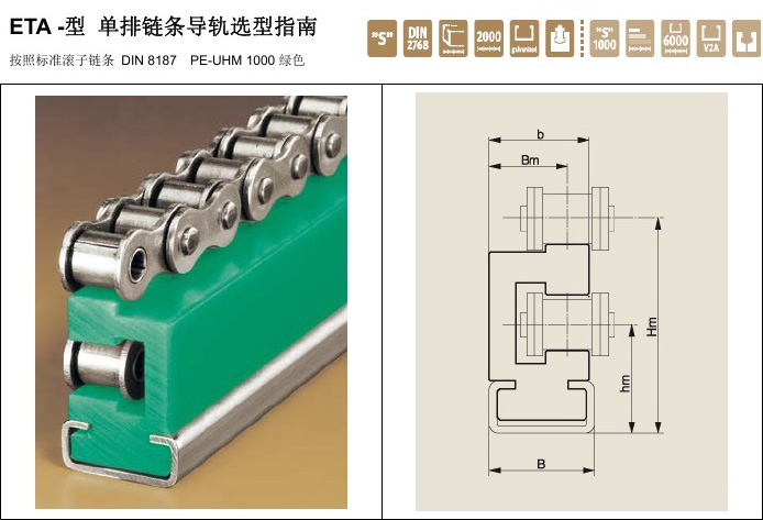 Murtfeldt鏈條導軌ETA型